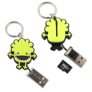 Rfid SD SIM Soft PVC USB Memory Card Reader with Personalized Custom Logo